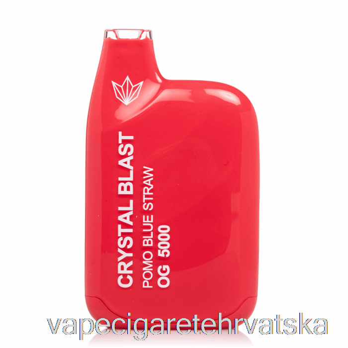 Vape Hrvatska Crystal Blast Og5000 Disposable Pomo Blue Straw